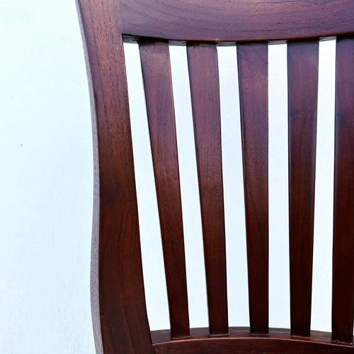 イタリア調水牛革チェア◇ダイニングチェア◇レザー◇本革◇ブラウン