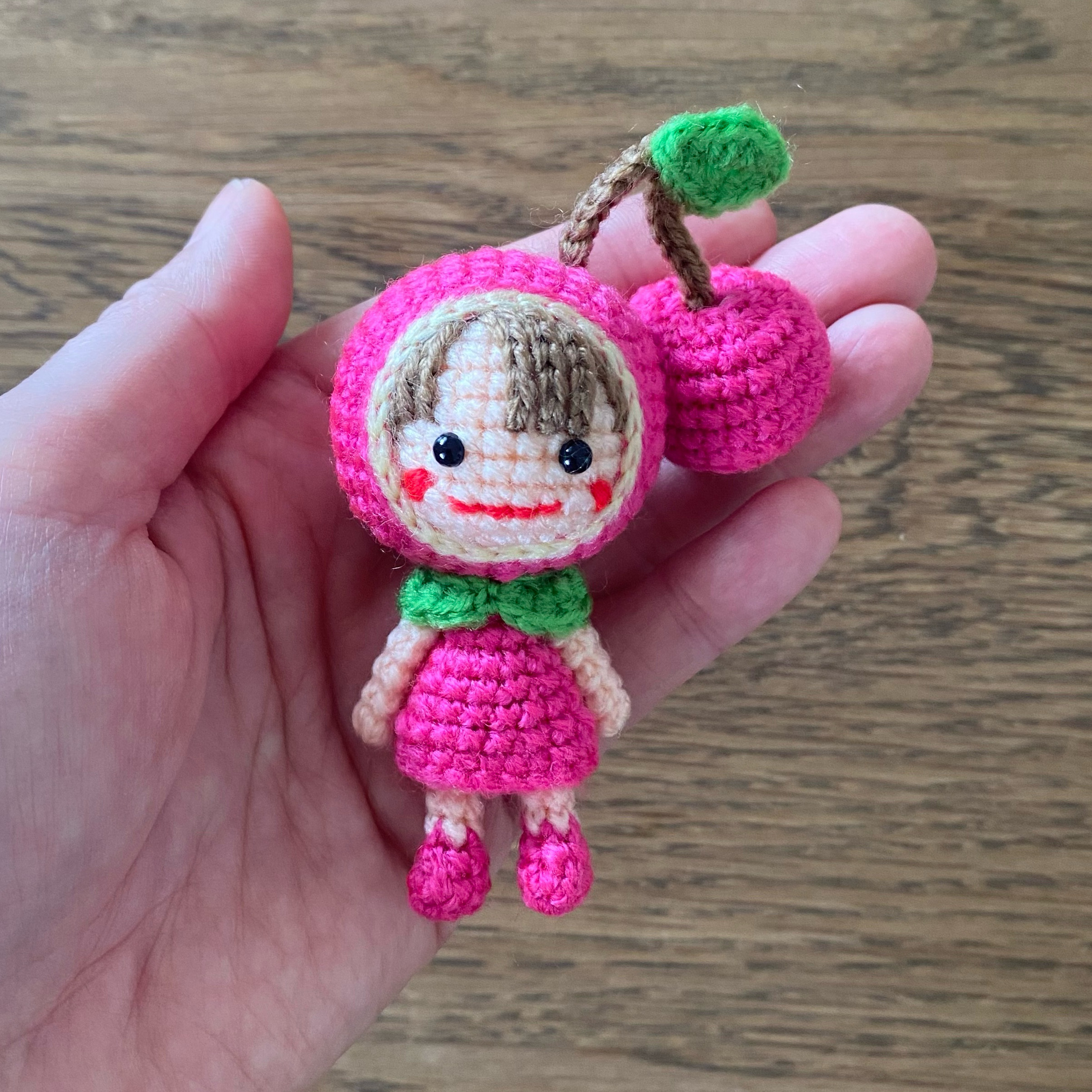 【受注制作】小さなあみぐるみキーホルダー♪*さくらんぼちゃん* あみぐるみ amidoki 通販|Creema(クリーマ) 17537140 【受注制作】小さなあみぐるみキーホルダー♪*さくらんぼちゃん* あみぐるみ amidoki 通販|Creema(クリーマ) 17537140