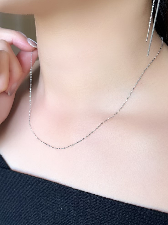 つけっぱなしOK◼︎長さ選べる✨グリッターチェーンネックレス