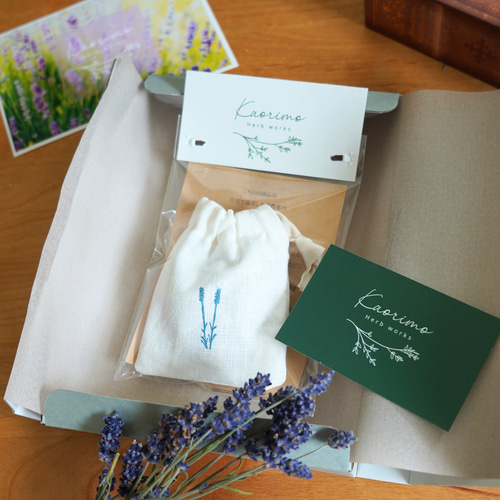 サシェ ラベンダー プチギフト ドライフラワー リネン 巾着 ギフト