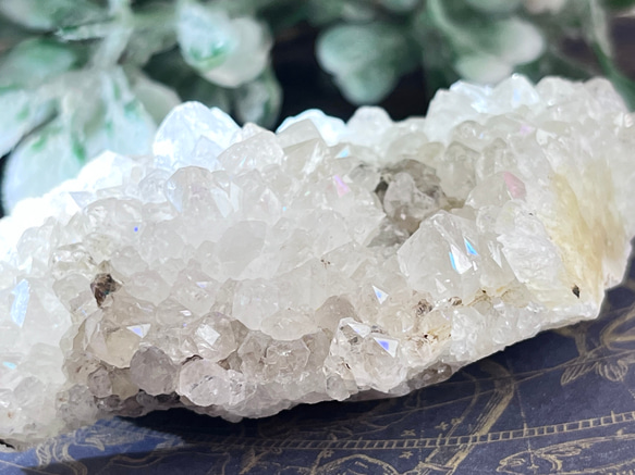 天からの祝福✨　アナンダライト　クリスタル　レインボークォーツ　原石　クラスター 