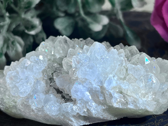 天からの祝福✨　アナンダライト　クリスタル　レインボークォーツ　原石　クラスター 