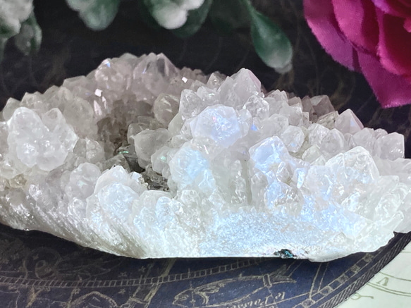 天からの祝福✨　アナンダライト　クリスタル　レインボークォーツ　原石　クラスター 