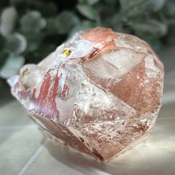 ブラジル ゴイアス州産　レッド　レムリアンシードクリスタル 原石　赤水晶 7枚目の画像