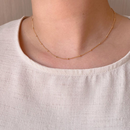 再販×6】秋コーデに✨つけっぱなし K14GF シンプル ボール