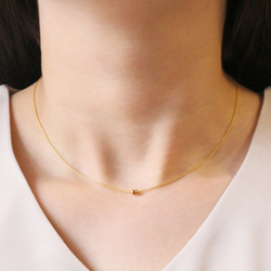 再販×8】冬のおしゃれに♡K14GF シンプル ボールネックレス ダブル