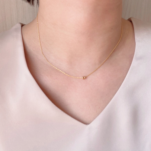再販×8】つけっぱなし K14GF シンプル ボールネックレス ダブル