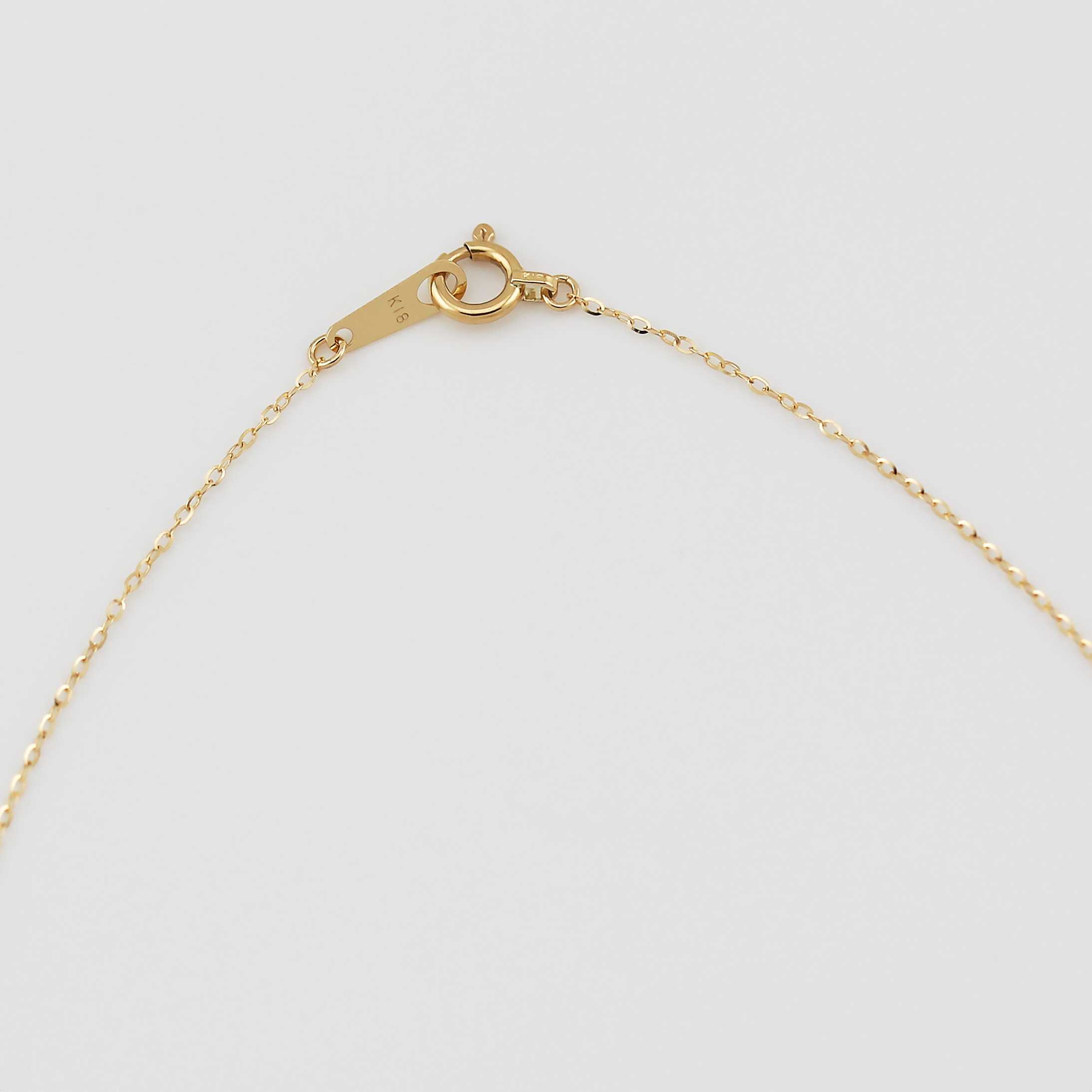 【再販×18！】冬のおしゃれに♡K18 シンプル 華奢 チェーンネックレス スキンジュエリー 重ね付け 普段使い〈46〉