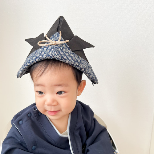 かぶれる兜 フェルト兜 グレー こどもの日 初節句おすすめ】被れる兜 フェルト兜 兜 こどもの日飾り 兜飾り 帽子