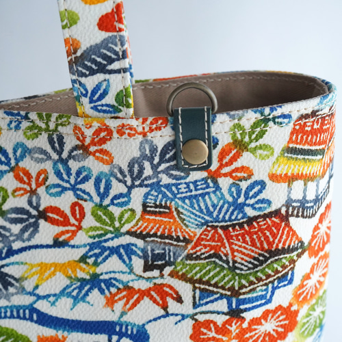 ハンドバッグ 手提げ 着物 新反 着物地 革 和洋 和装バッグ