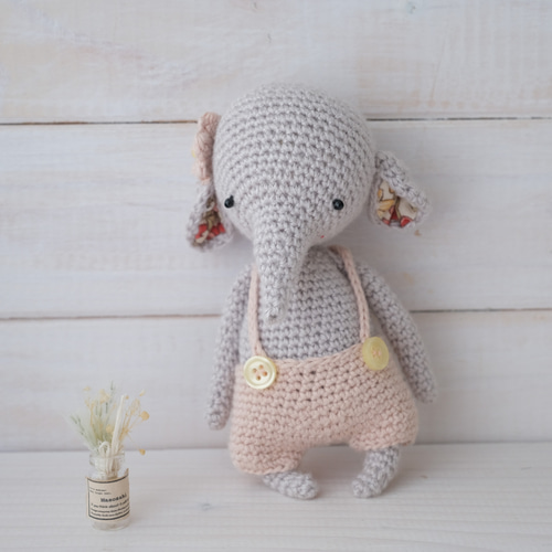 ぞうのあみぐるみ 編みぐるみ ぞう あみぐるみ dear._.loulou 通販  