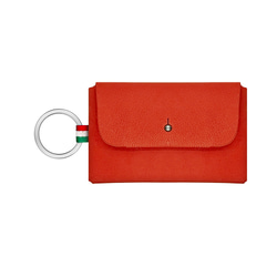 COZI - 100%植鞣革 鑰匙零錢包 鑰匙環零錢包 鑰匙鉤扣零錢包 零錢包 - 可攜帶零錢、卡片、對摺紙幣、鑰匙 第10張的照片
