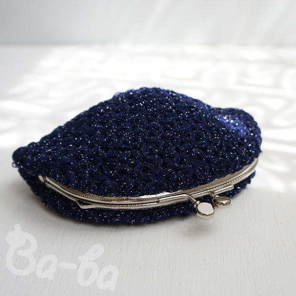 Ba-ba handmade Jasmine Stitch crochet pouch No.C1688 第1張的照片