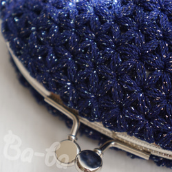 Ba-ba handmade Jasmine Stitch crochet pouch No.C1688 第2張的照片