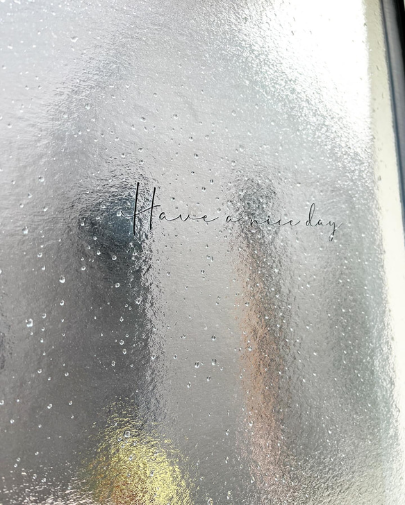 メッセージシリーズ＊ Have a nice day 筆記体 ステッカー インテリアステッカー カフェ風 ウォール 4枚目の画像