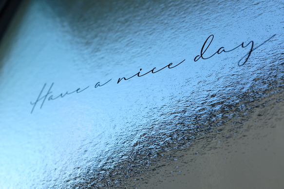 メッセージシリーズ＊ Have a nice day 筆記体 ステッカー インテリアステッカー カフェ風 ウォール 2枚目の画像