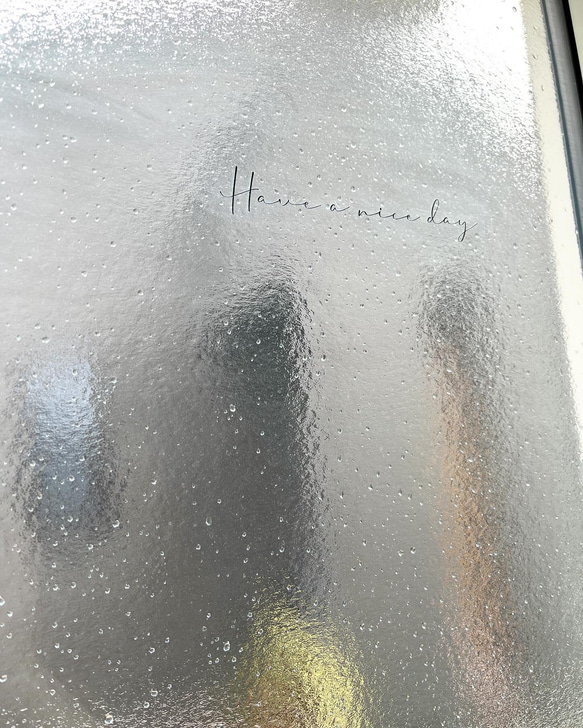 メッセージシリーズ＊ Have a nice day 筆記体 ステッカー インテリアステッカー カフェ風 ウォール 5枚目の画像