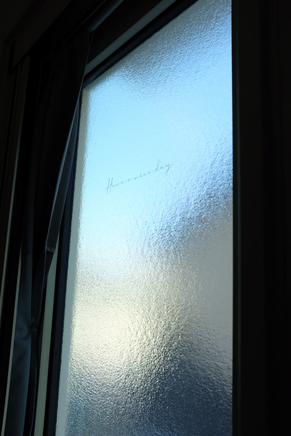 メッセージシリーズ＊ Have a nice day 筆記体 ステッカー インテリアステッカー カフェ風 ウォール 3枚目の画像