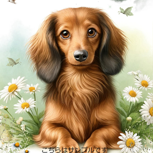 オリジナル 生地 ブロックデザイン パネル生地 犬 犬柄 ミニチュア