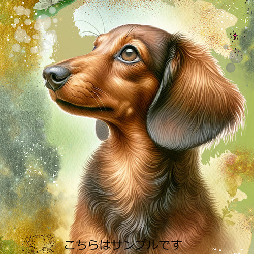可愛いダックスフンドパネル生地　ハンドメイド オリジナル 生地 ブロックデザイン パネル生地 犬 犬柄