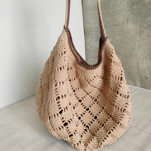 カラフル グラニーバッグ 中型 🔰【Cute cube-shaped granny bag - Part 1】Granny stitch