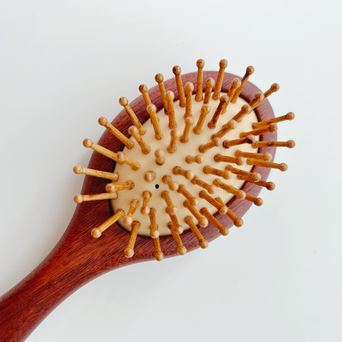 0725122  高品質　檀木櫛　牡丹彫り50＊118ミリ 0725122 高品質 檀木櫛 牡丹彫り50＊118ミリ 【公式通販】