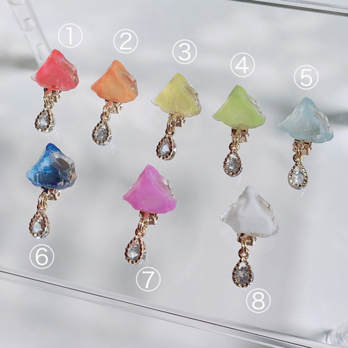 蝶のイヤリング ブライダルピアス イヤリング｜ジルコニア パール｜バタフライ