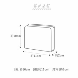 ミナペルホネン　2つ折り財布　forest tile 8枚目の画像