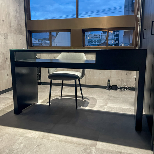 ガラスショース付きカウンターテーブル ジュエリーショップ向け