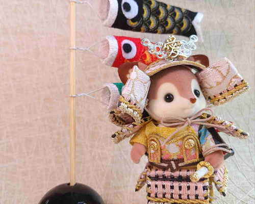 rin様 シルバニアファミリー 五月人形 5月人形 兜 甲冑 端午の