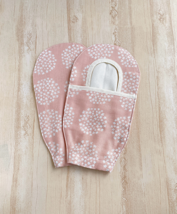 可愛い Wガーゼ 大きめ 裏地消臭機能有布使用 ストーマパウチカバー