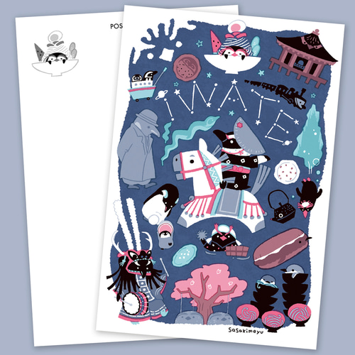 ポストカード 北海道・東北ペンギン【7枚セット】 ポストカード