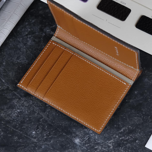 ワニ革使用2つ折り財布 手縫い商品 二つ折り財布 TOKYO BESPOKE