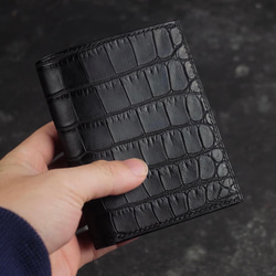 高級アリゲータークロコダイル革長い財布財布 手縫い財布 長財布 TOKYO