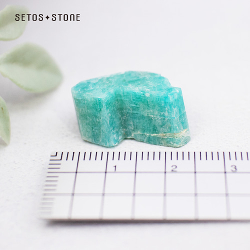 アマゾナイト結晶【天然石】（天河石 Amazonite）3.3g 天然石 SETOS