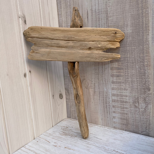 流木インテリア 看板型オブジェ 1020400006 その他インテリア雑貨