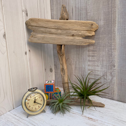 流木インテリア 看板型オブジェ 1020400006 その他インテリア雑貨