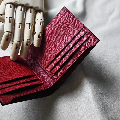 ワニ革手縫ウォレット ワニ革使用2つ折り財布 手縫い商品 二つ折り財布 TOKYO BESPOKE