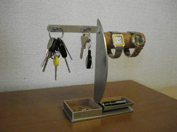 腕時計スタンド　時計スタンド　キーホルダー、印鑑、腕時計、トレイスタンド　AKデザイン 　　　　