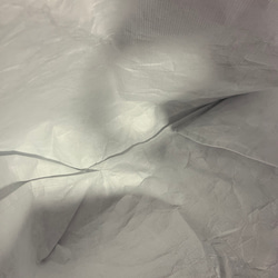 レジ袋エコバッグ☆パープル☆マチ20センチ☆デュポンTMタイベックⓇ製シルバー 5枚目の画像