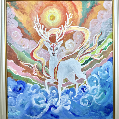 風神雷神 現代アート 絵画 インテリア イラスト 日本 コラージュ 風神雷神 現代アート 絵画 インテリア イラスト 日本 コラージュ