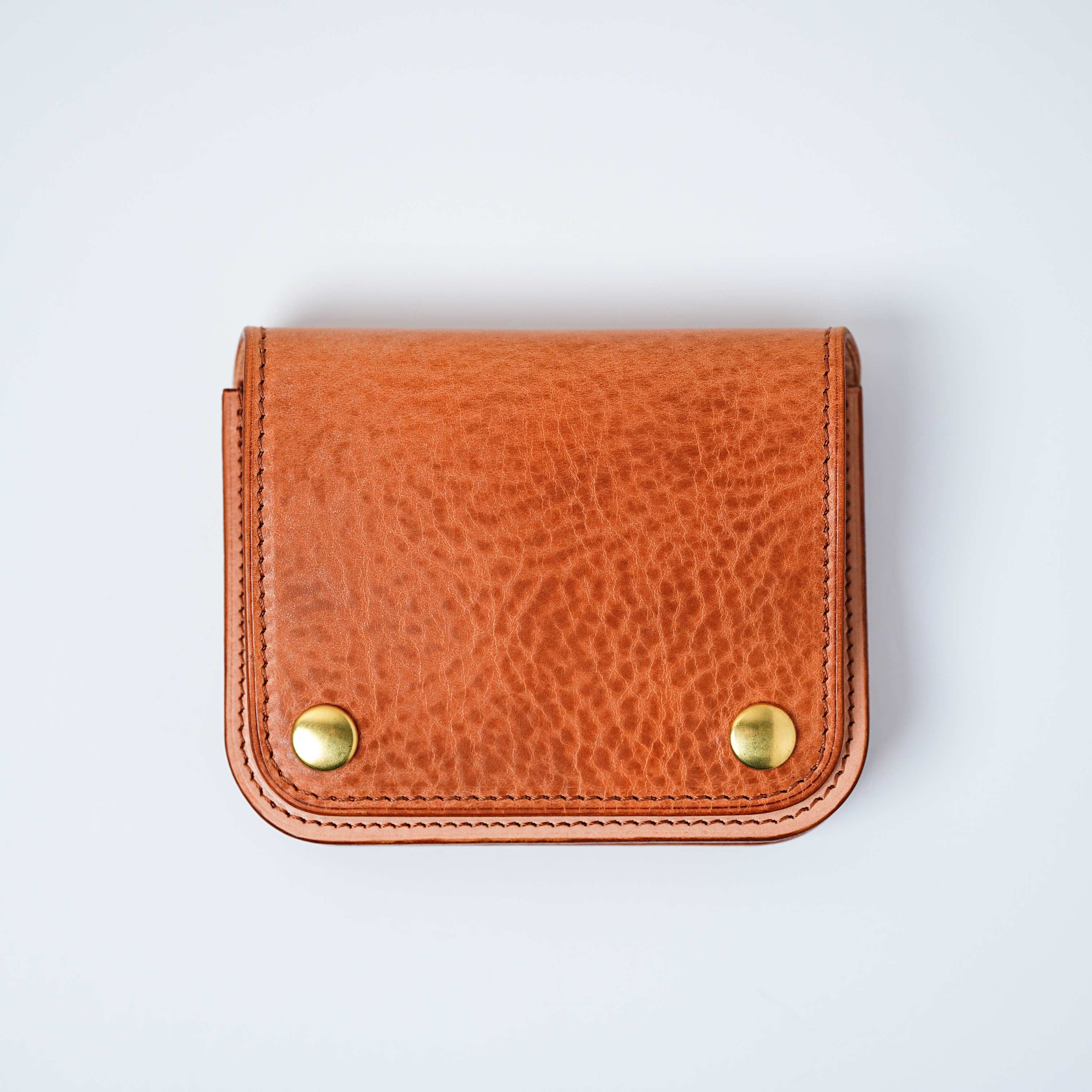 ショート トラッカーウォレット / Short Tracker Wallet <キャメル×ナチュラル>