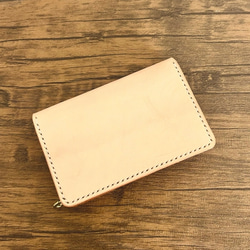 【セミオーダー】本革 ショート トラッカーウォレット　Short Trucker Wallet／財布／お名前刻印無料 8枚目の画像