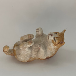 オーブン陶土の腹筋を鍛える猫 4枚目の画像