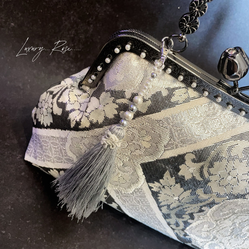 ラスト点！1点物希少本金箔♡格の高い華紋柄の最高級西陣帯地！上品な  