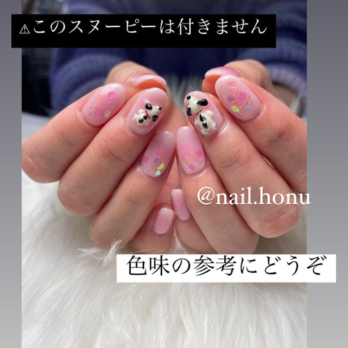 No.2 チークネイル/桜ネイル ネイルチップ(つけ爪) HONU No.2 チークネイル/桜ネイル ネイルチップ(つけ爪) HONU