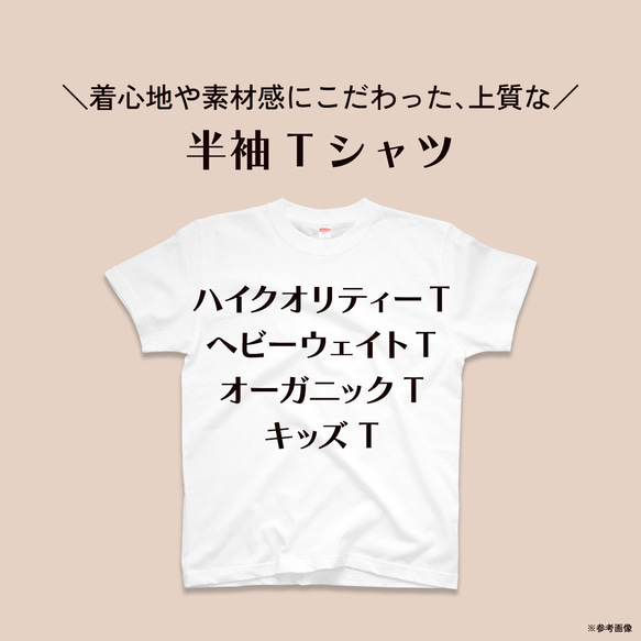 【2024/4/9更新】半袖Tシャツ各種の仕様・サイズ・お手入れ・在庫状況 1枚目の画像