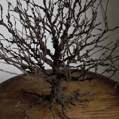 ワイヤーワークオブジェ 樹形・欅 立体・オブジェ 東の風・はるのかぜ