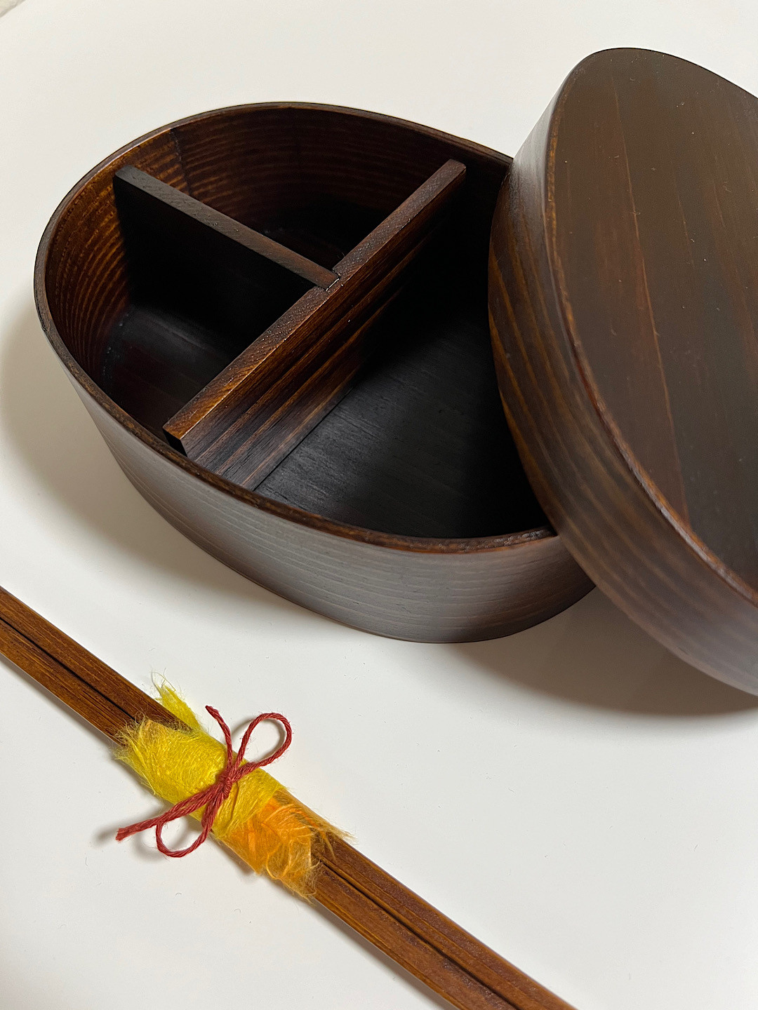 曲げわっぱ　お弁当箱　拭き漆仕上げ