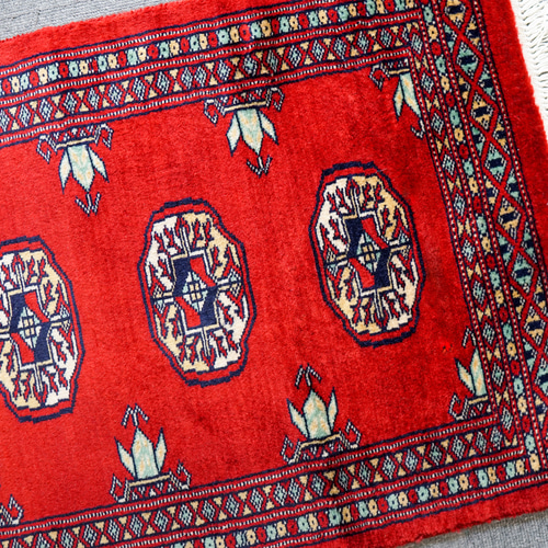 74×48cm トルクメン ボハララグ 手織り絨毯 カーペット・絨毯 74×48cm トルクメン ボハララグ 手織り絨毯 カーペット・絨毯